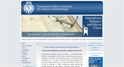 Desktop Screenshot of kulturaswiecka.pl